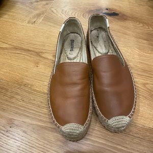 Used Leather Soludos Espadrilles Size 8. Still Lots of Wear left in them